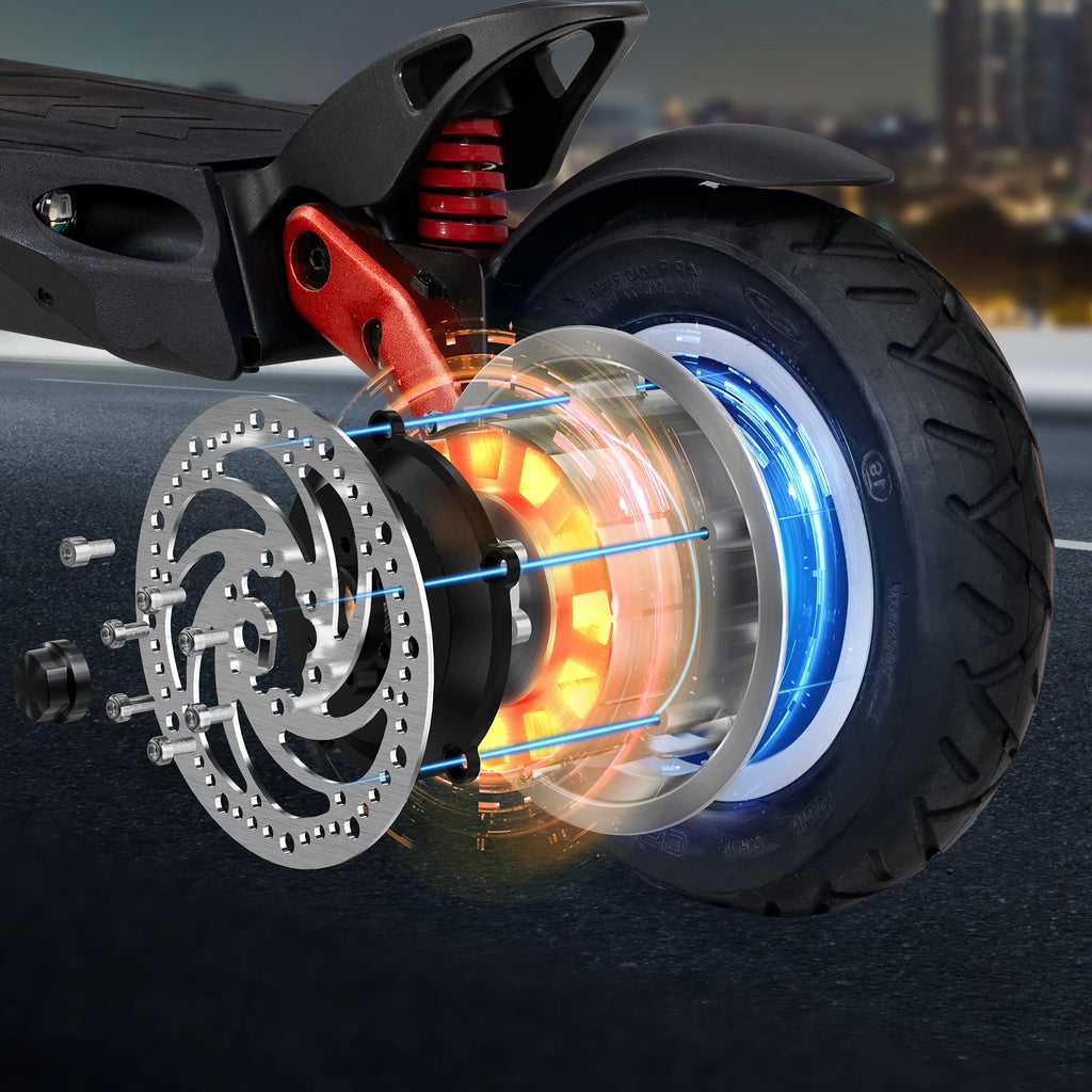 10,High Scooter Electric Scooter Speed for with Max Miles Range,Max motor 25 Black 19 500W,10 Kaabo Comfort Adults Mantis Performance MPH, Wheels inch Gear