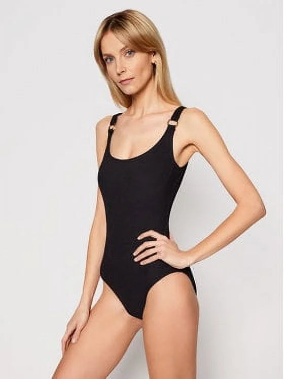 4 Logo Michael BLACK Swimsuit, Underwire US One-Piece Kors