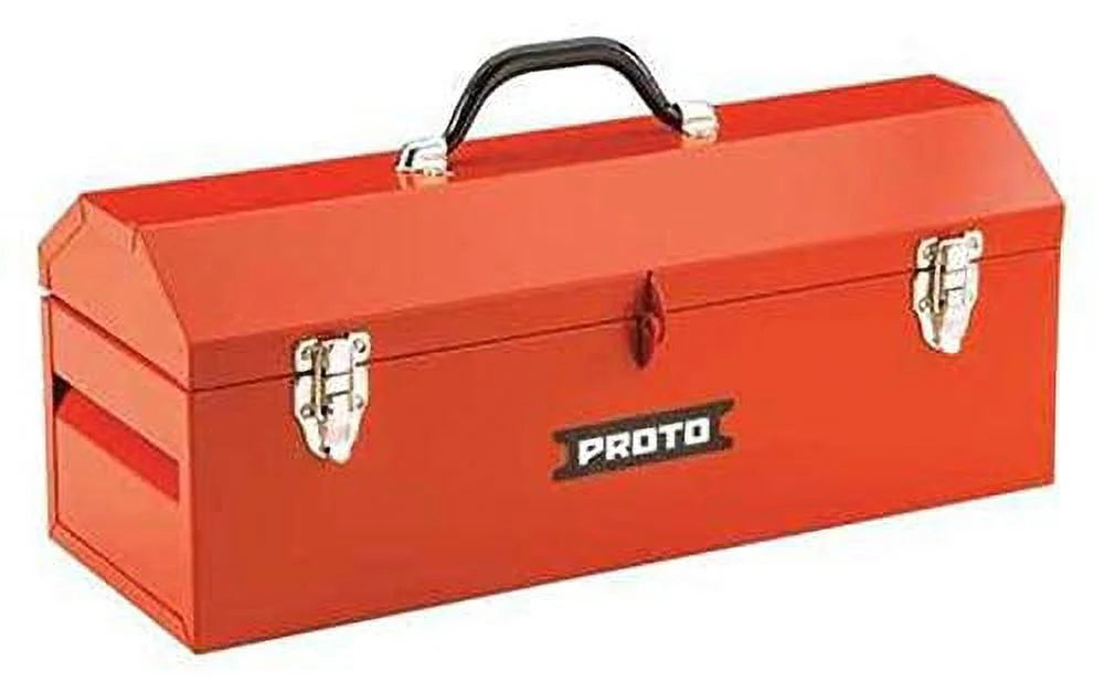 Box, 19"W Safety PROTO J9971R Steel, Coated, 7"H Red Tool Powder Portable