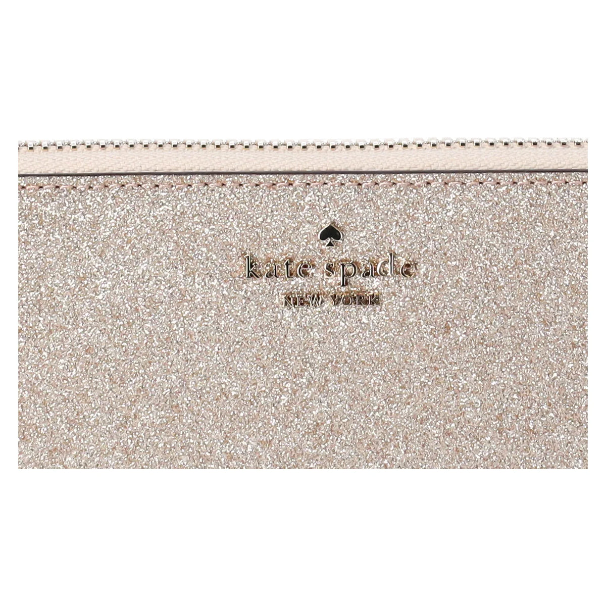 Top Holiday Tote + Glitter Spade Kate Glimmer Large Shoulder Gold Zip Wallet Bag
