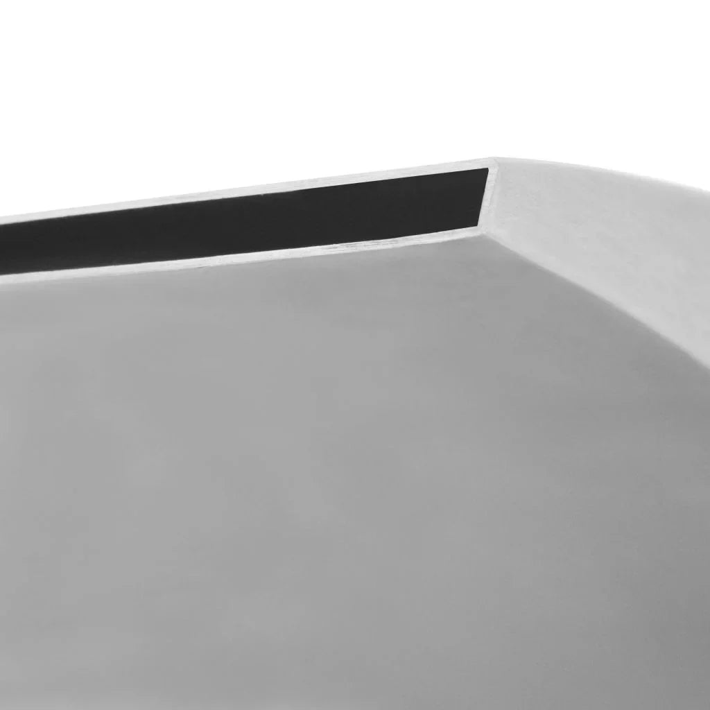 Silver Pool Steel Patio (19.7"x11.8"x35.4 Fountain Stainless Swimming CL-US_43709USCLDL" Pool Waterfall Fountain Dcenta Garden