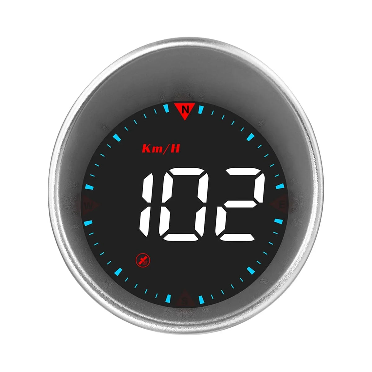 Digital Alarm, - Car Display Overspeed Speedometer Fatigue with Mileage Driving Driving Angle, Head-Up Alarm Compass (HUD) Display, and