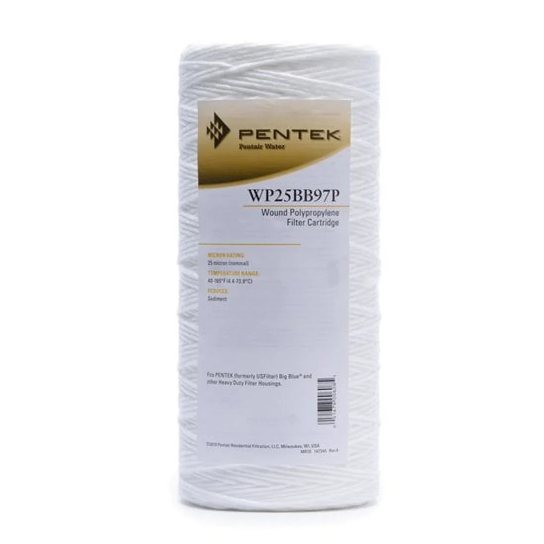 355216-43 String Filter 10" Poly Cart Micron 25 Wound Pentek