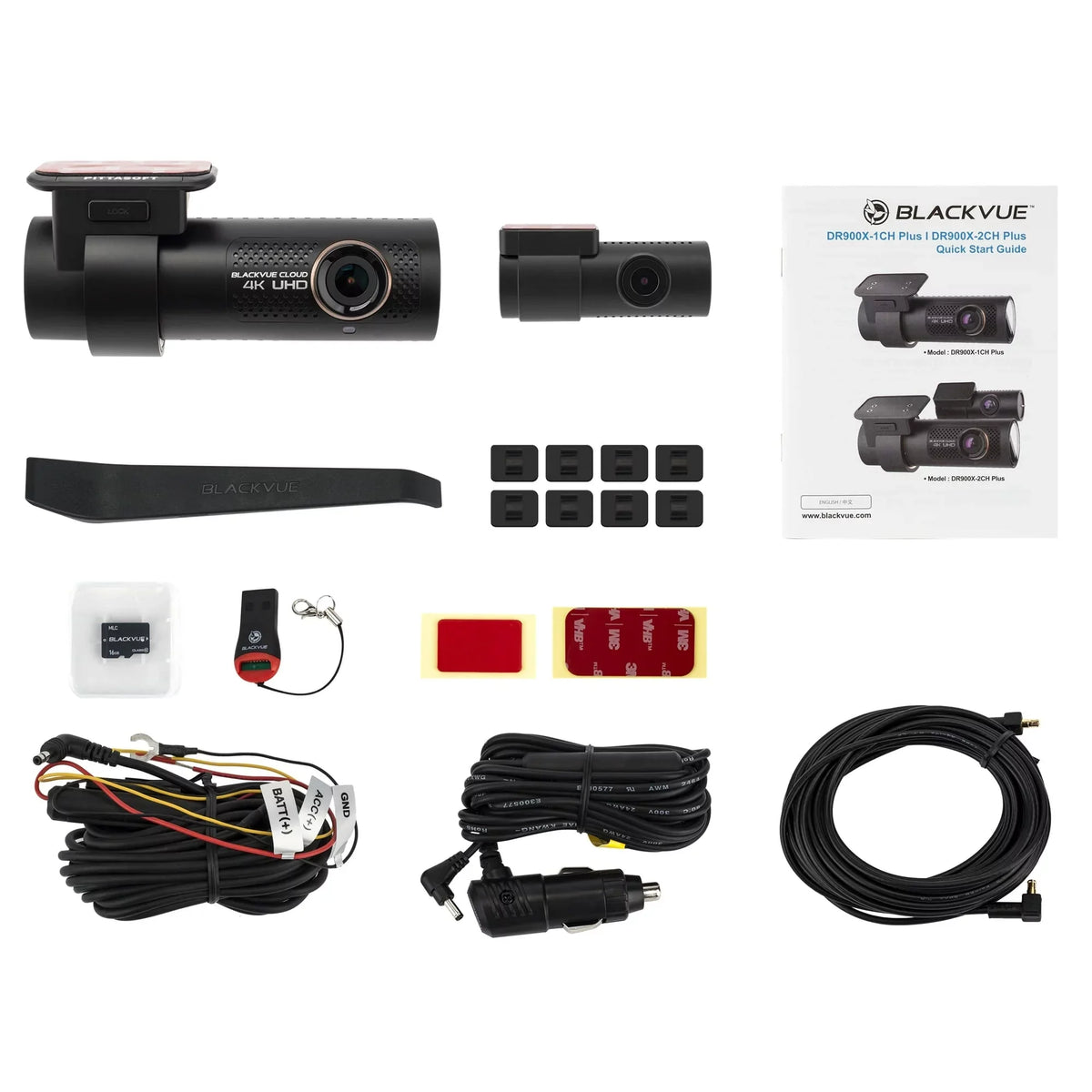 with (Refurbished) lb Cloud 64GB Card Dashcam microSD DR900X-2CH BlackVue Restored 1.5 Plus
