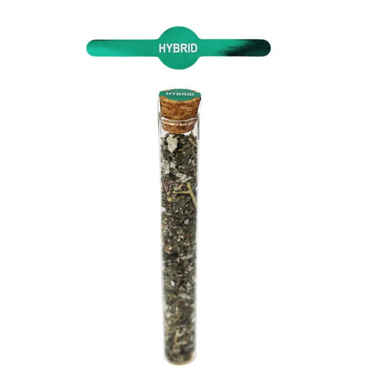 500 - Labels Metallic x | 0.6 2.5" InStockLabels.com Tamper Tube Pre-Roll Safety Green | Pack Vial