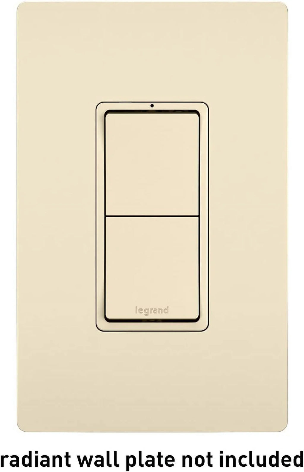 Switch, Light Quantity & Almond Legrand Seymour 2 - Pass Radiant Single-Pole RCD11LACC6 6 15A,