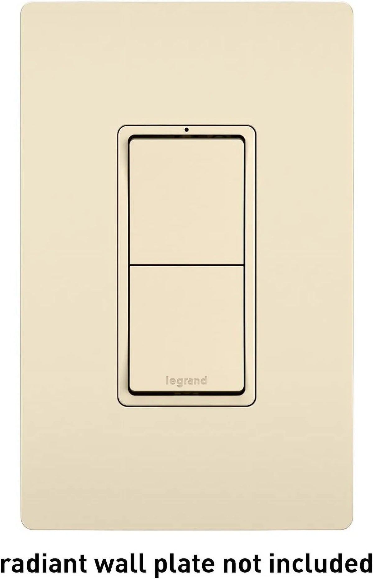 Switch, Light Quantity & Almond Legrand Seymour 2 - Pass Radiant Single-Pole RCD11LACC6 6 15A,