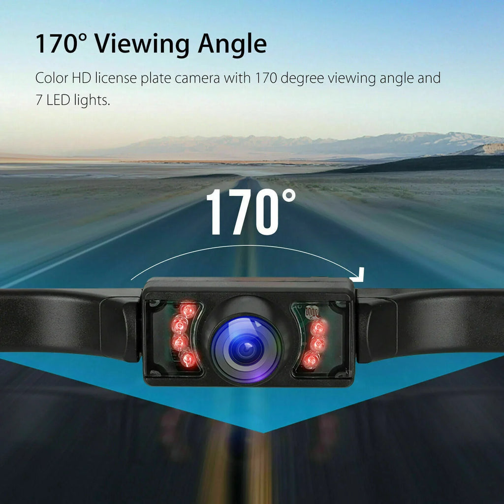 RV 5" SUV TFT System IP67 170° Rear View Vision Camera LCD Camera Waterproof for Wireless Backup MPV Reverse Monitor Night Car