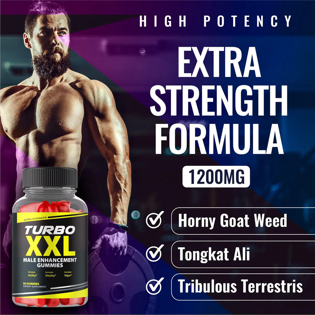 Pack) (300 xxl Gummies) Formula Gummies (5 Turbo - Official