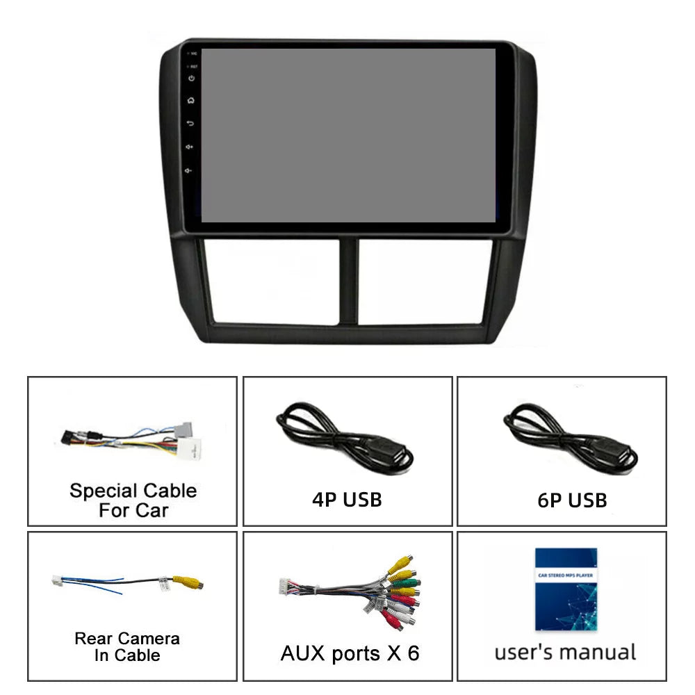 Radio Android for Car inch Forester Auto 10 Android Car JMANCE 2008-2012 9 Player Carplay Subaru Bluetooth GPS Navigation