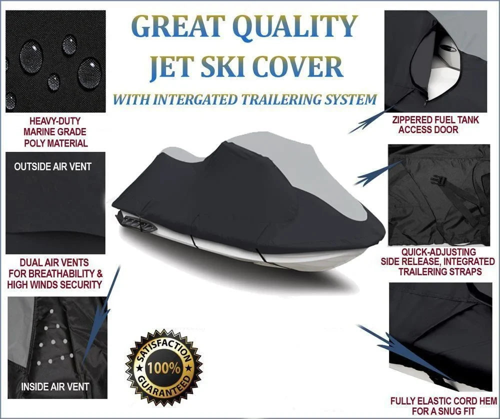 2008 PWC for Sea-Doo HEAVY-DUTY SUPER 255 Jet Compatible Bombardier COVER Cover Doo Ski Sea 2009 RXT-X