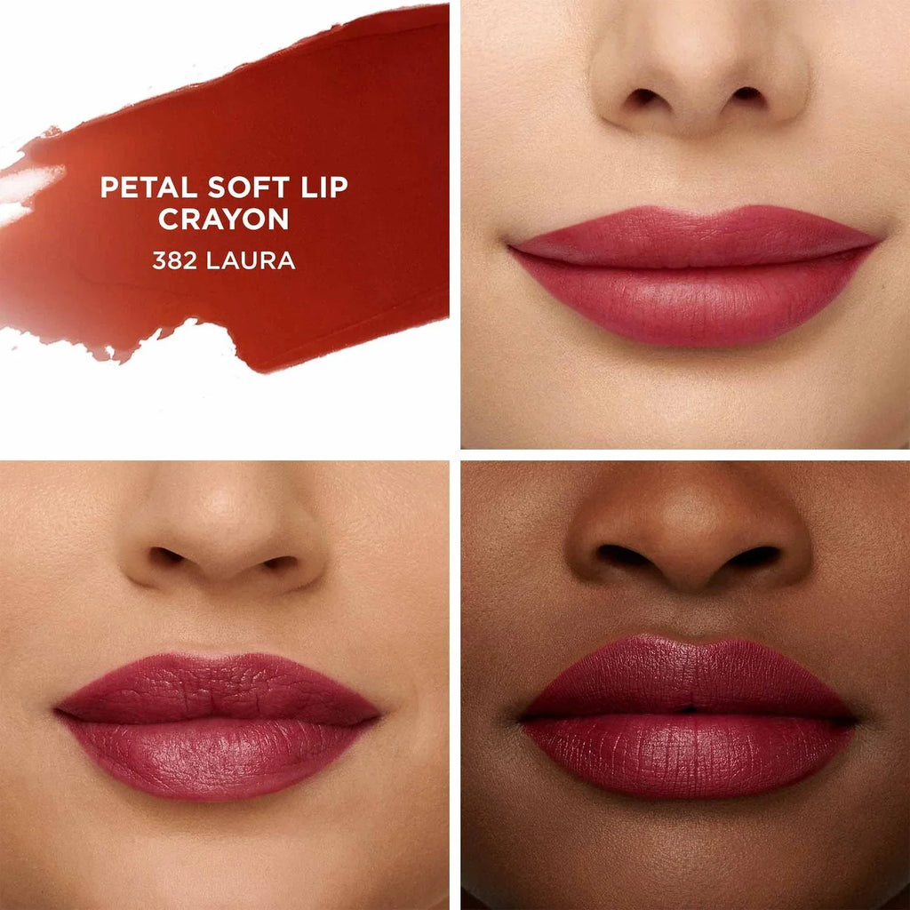 Crayon - 382 red g Mercier Laura plum Lipstick - Petal 0.07 oz/2 - Laura Soft