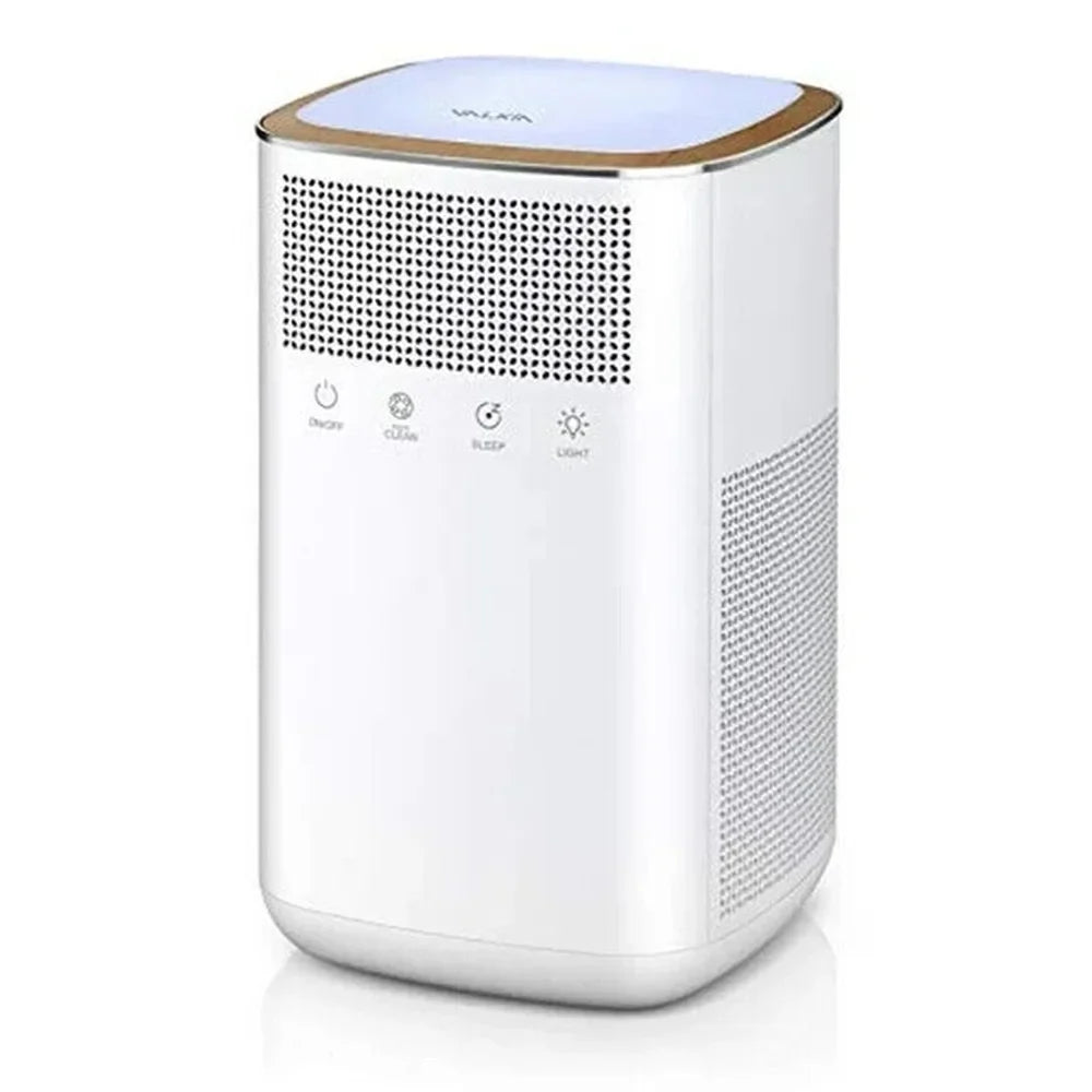 Home Bedroom PU-P02 HEPA Purifier White Air 3M LED Device - for True Filters Clean with Air Night Light