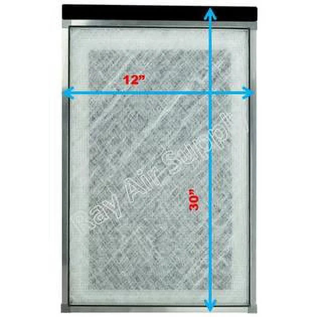 Air MicroPower WHITE (3 Cleaner 12x30 RAYAIR Refills SUPPLY Guard 12x30 with Replacement Compatible Pack) Pads Filter