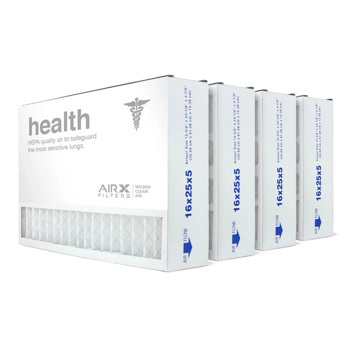 Replacement 255649-105 4-Pack 13, Air AIRx Bear MERV Air - HEALTH Filter 16x25x5
