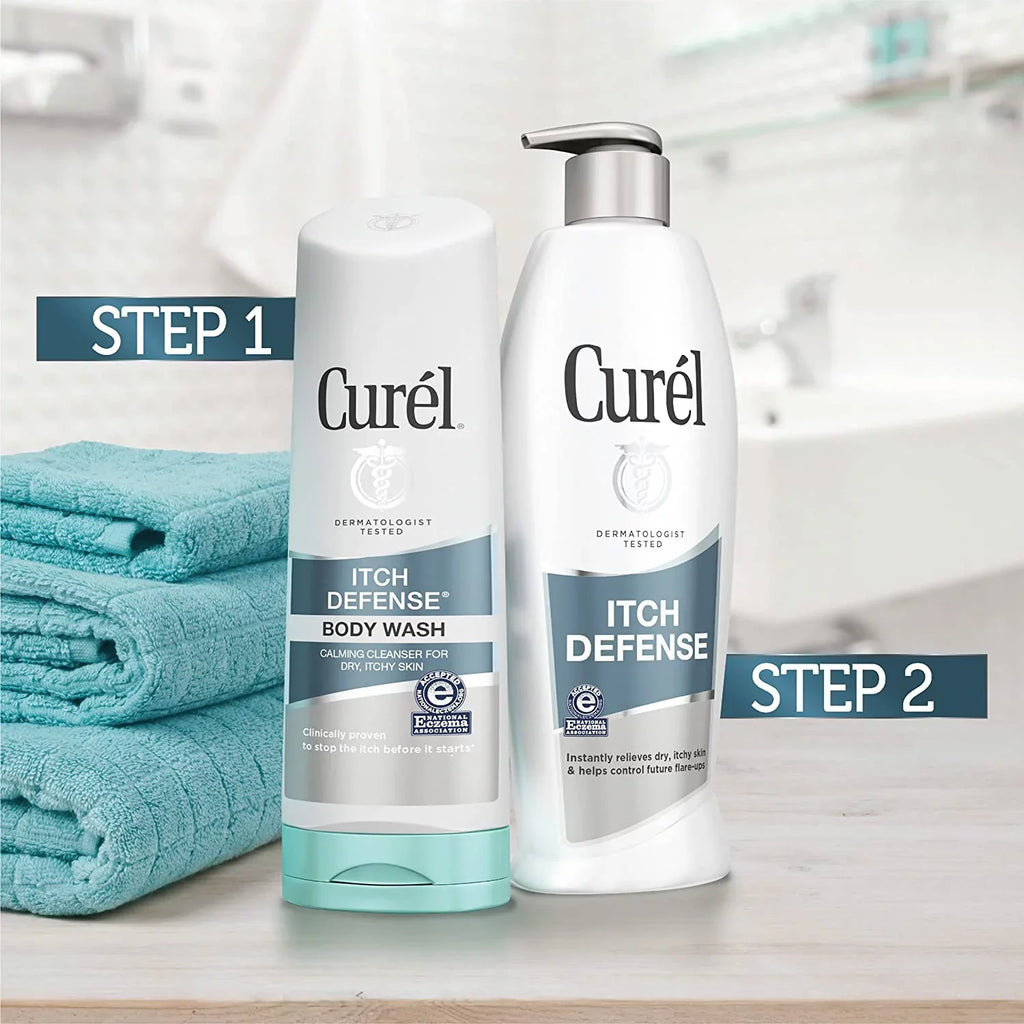 Itch 3 Wash, Curel For Skin, 10 Pack Body Defense Dry oz,