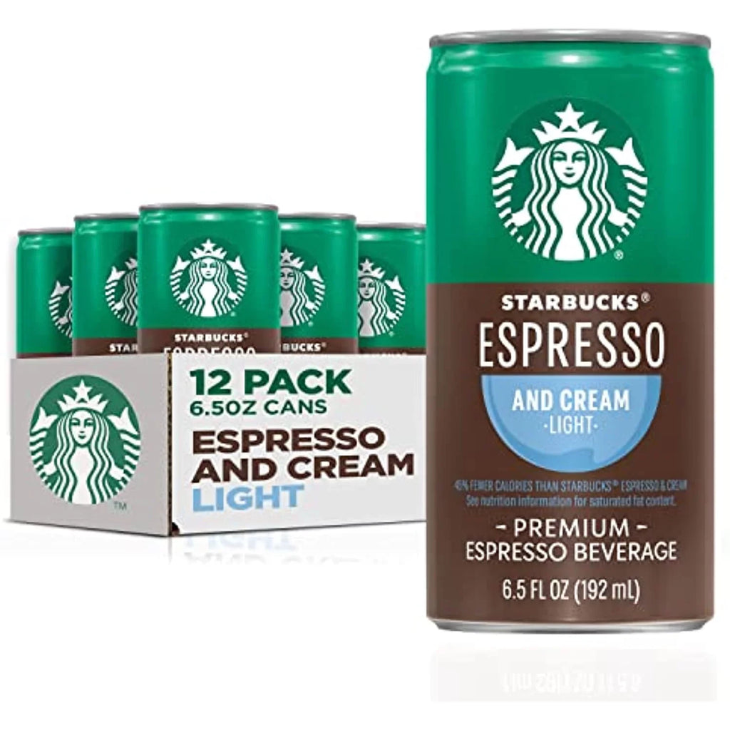 Coffee, Ready Drink Vary) 6.5Oz (Packaging Pack) Light, To & Cans (12 May Starbucks Espresso Cream