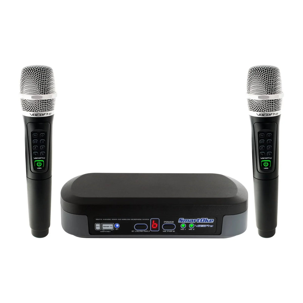 Karaoke with Microphones Mixer for SmartTVs DSP Tablets Two Wireless and