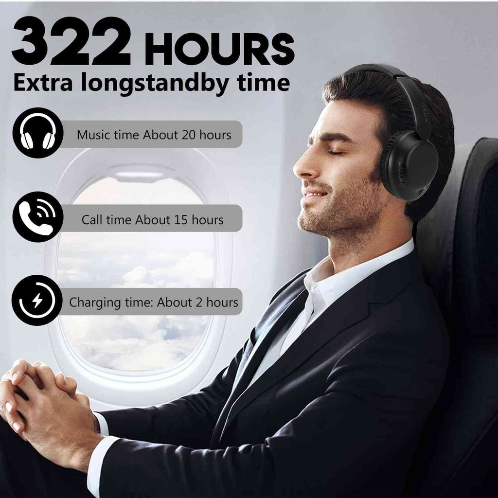 phone 825 Headphones Stereo Comfort Call The Mic Over UrbanX Bluetooth Earphones UX991 Audio Support HTC for with Desire Bass Superior High Wireless Ear Resolution Deep