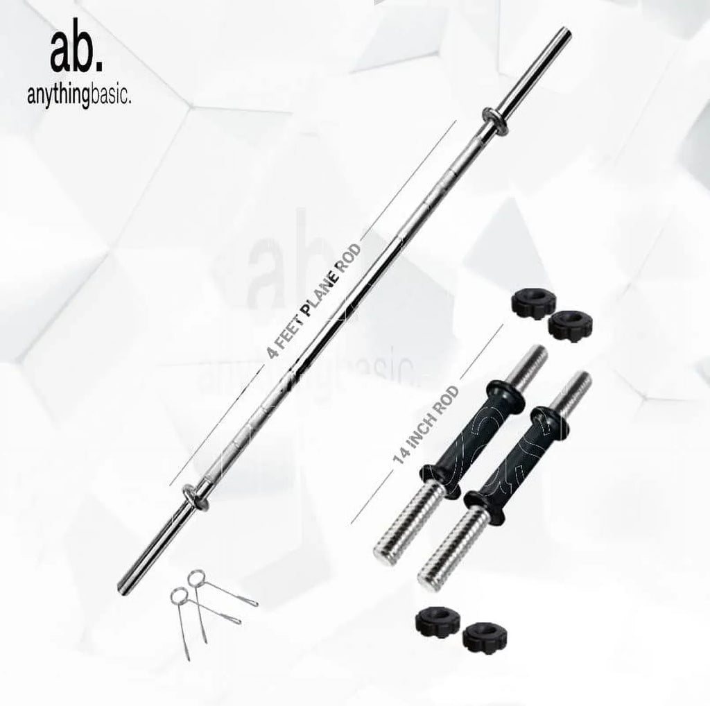 Kg Set Pair One with Rods Ft 16 4 Home Gym and PVC anythingbasic. Rods Gym Dumbbell