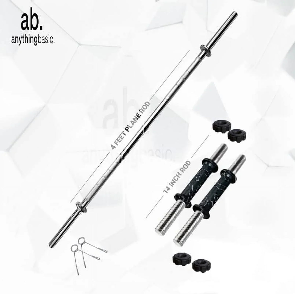 Kg Set Pair One with Rods Ft 16 4 Home Gym and PVC anythingbasic. Rods Gym Dumbbell
