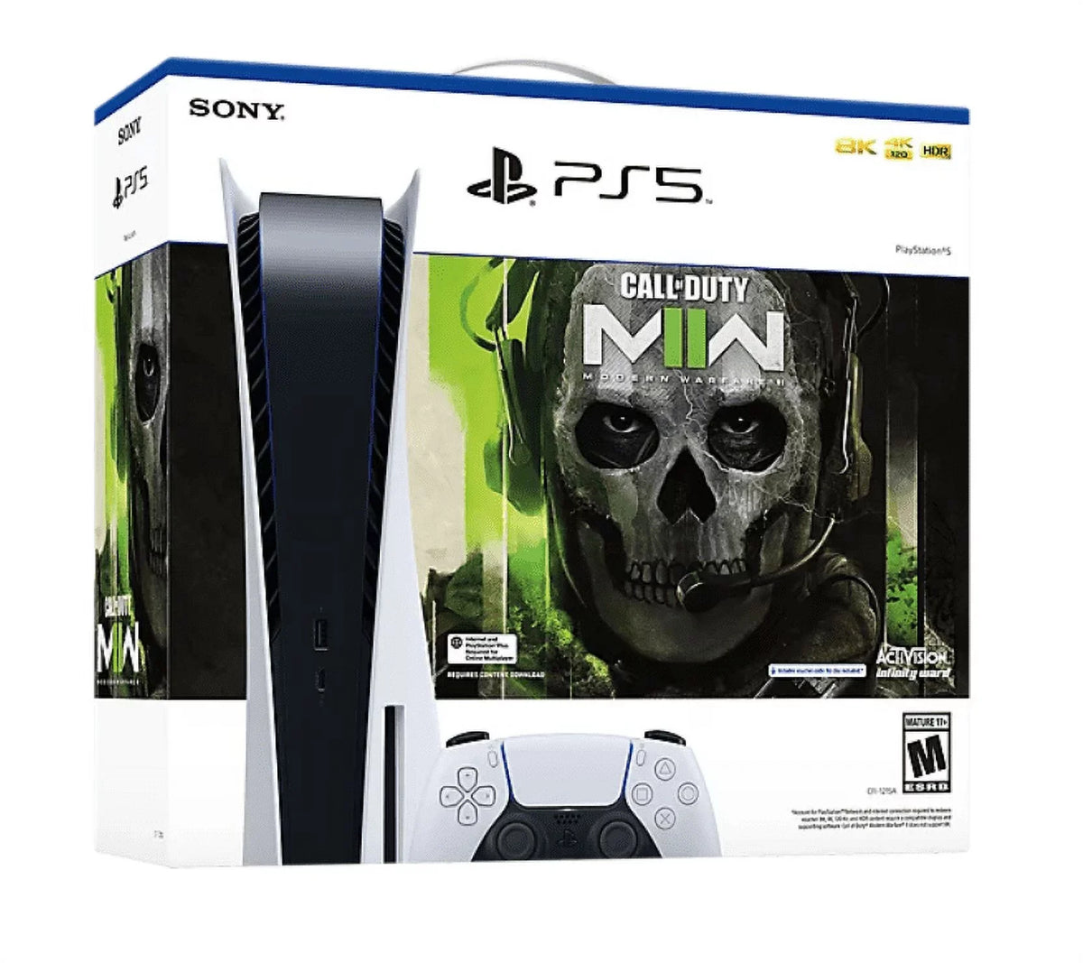 Warfare 5 Bundle - Console of Disc Duty Call Modern II PlayStation