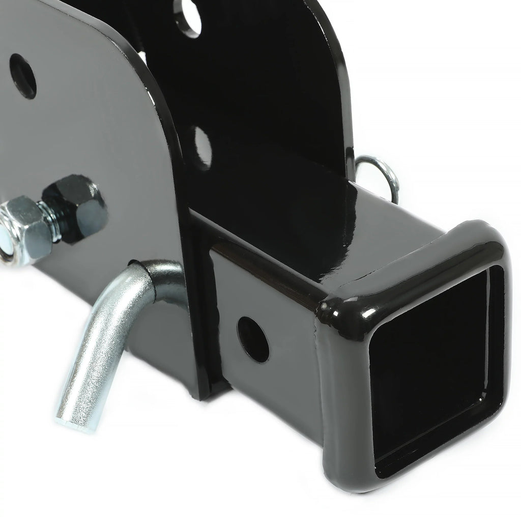 Kojem Black Cargo Folding Weight Pounds Up Tongue Hitch Trailer 500 Carrier Mount to 2” Receiver Wheelchair Steel