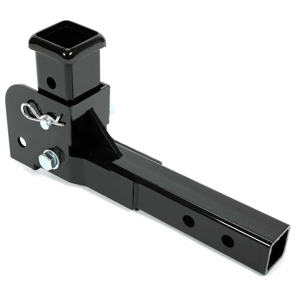 Kojem Black Cargo Folding Weight Pounds Up Tongue Hitch Trailer 500 Carrier Mount to 2” Receiver Wheelchair Steel