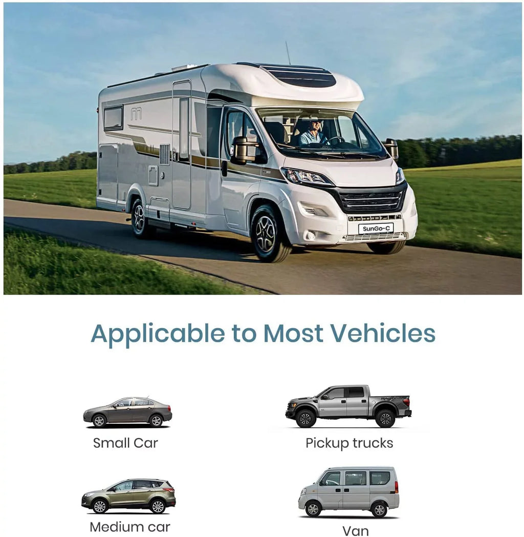 No for Most View DIY BOSCAM Install SunGo Drilling Vehicle, No Pro Vision Wireless Backup with Camera Wiring Rear Camera Wireless Night Solar Digital
