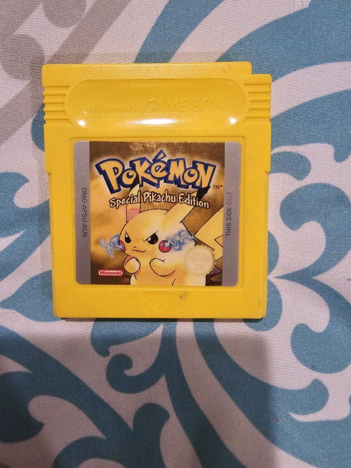 Tested Color Boy Version Pokemon Yellow Game Nintendo