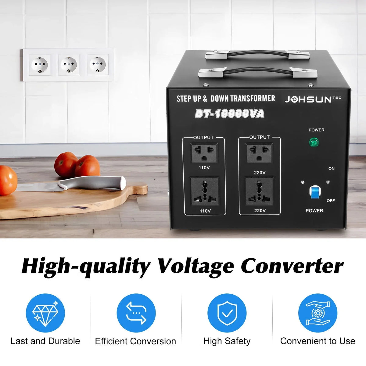 Wuzstar 110V Step Transformer Electric 220V Voltage Heavy Converter Down Step Up to/from Converter Duty