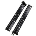 Spring Set Mudflap Bracket Length Hanger Flap Black Spacing Loaded Bolt for Trucks Holder 30" Mud 1-1/8" Semi Straight POWERWORKS