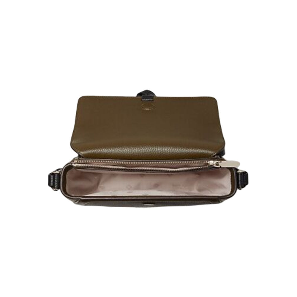 Bag Leather crossbody Women's Pebbled Kate Knott Medium Spade Saddle