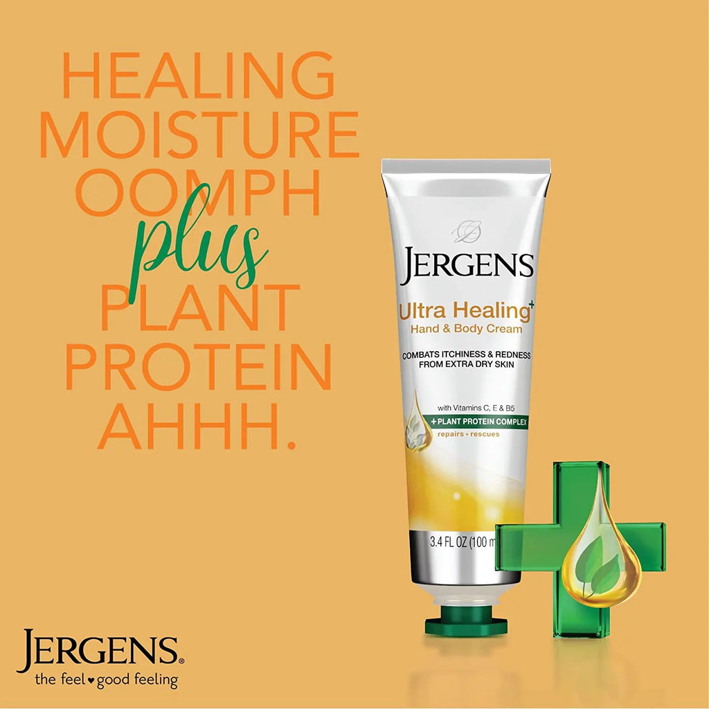 3 Dry Skin Ultra Extra 3.4 oz Pack Moisturizer Jergens Healing
