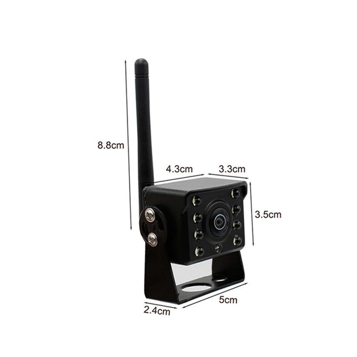 Meterk Vision Backup Wireless WiFi Night Car IP67 Reversing View Truck Rear Reverse LED Camera Monitor Camera, Waterproof Automobile Wireless ~36V Bus