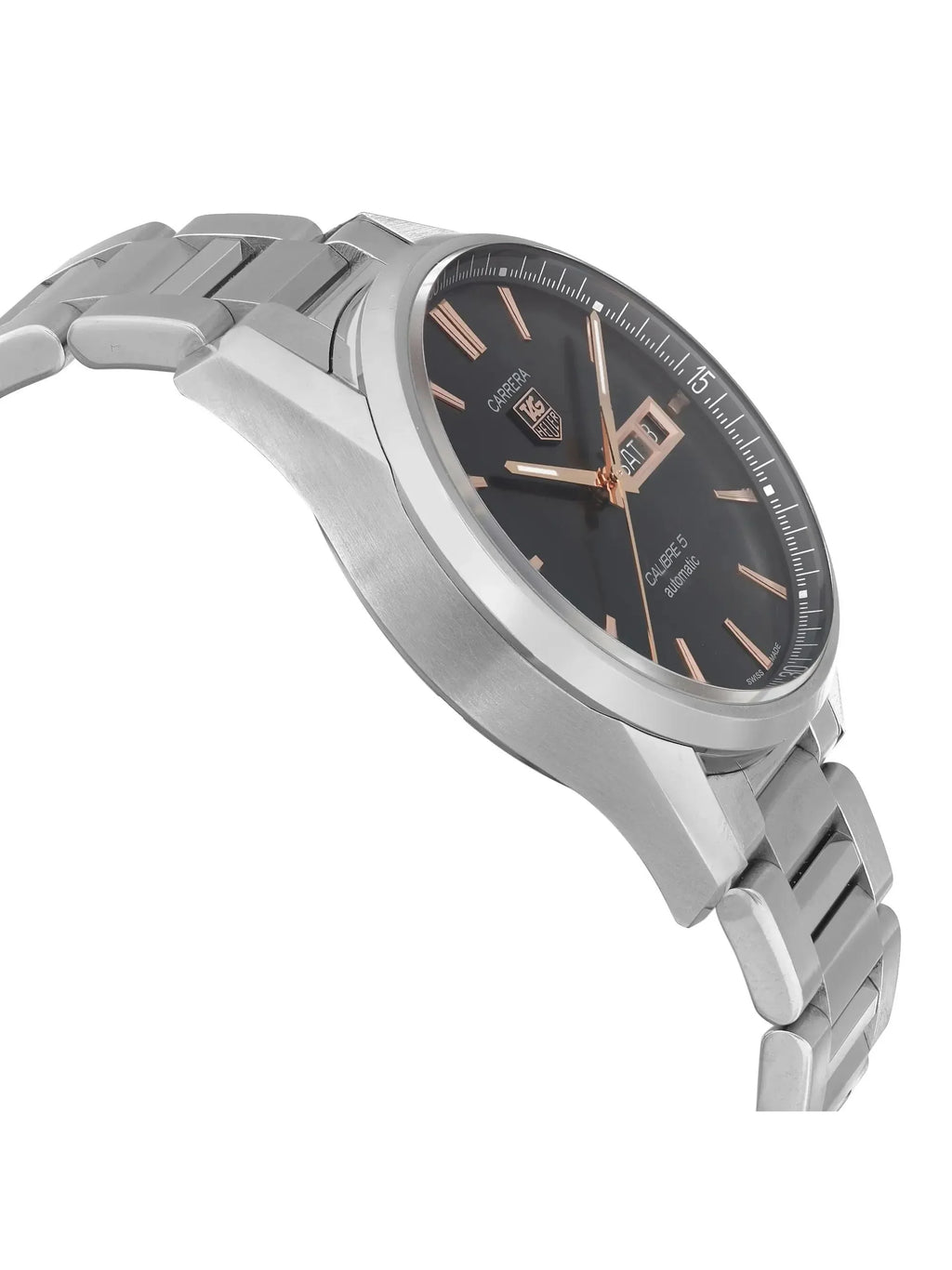 Steel (Good) 41mm Day-Date Carrera Pre-owned WAR201C.BA0723 TAG Heuer Watch