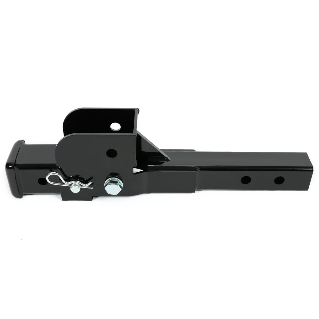Kojem Black Cargo Folding Weight Pounds Up Tongue Hitch Trailer 500 Carrier Mount to 2” Receiver Wheelchair Steel