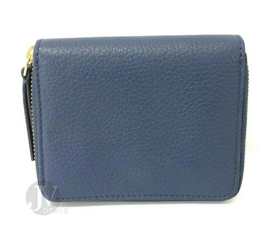 Card Women's Leather Tory Burch Mini Zip Coin Wallet Britten
