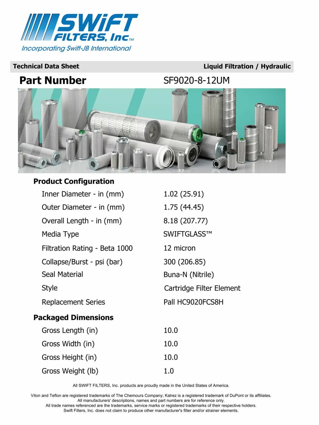 TAISEI Construction Microglass rtridge Micron Direct P-T-M3-10M KOGYO Element 12 for Interchange Filter