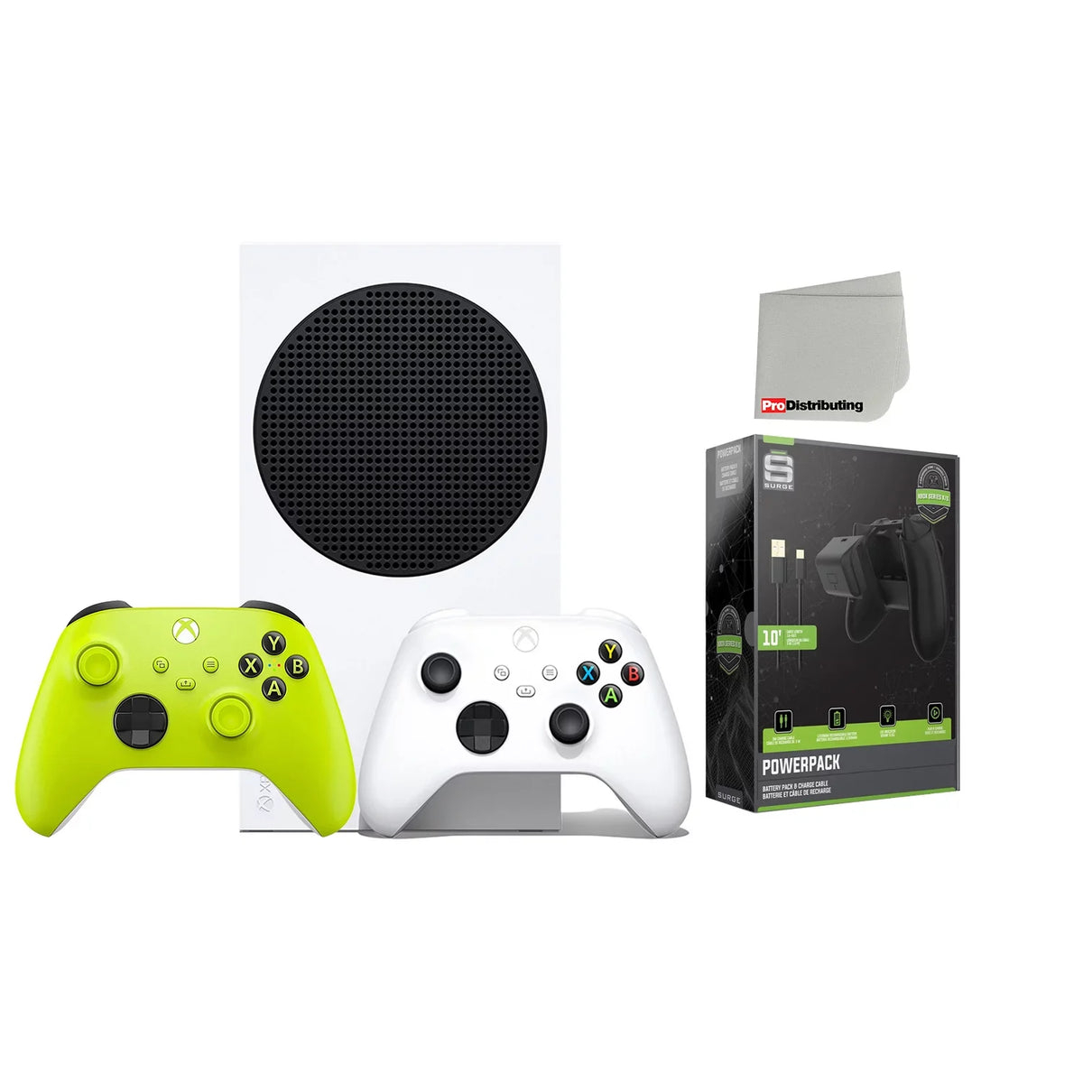 Console Volt with Cleaning Microsoft Controller 512GB S Xbox Battery/Charge Cable Bundle Microfiber - Wireless Series - Cloth Digital Electric Powerpack with Extra