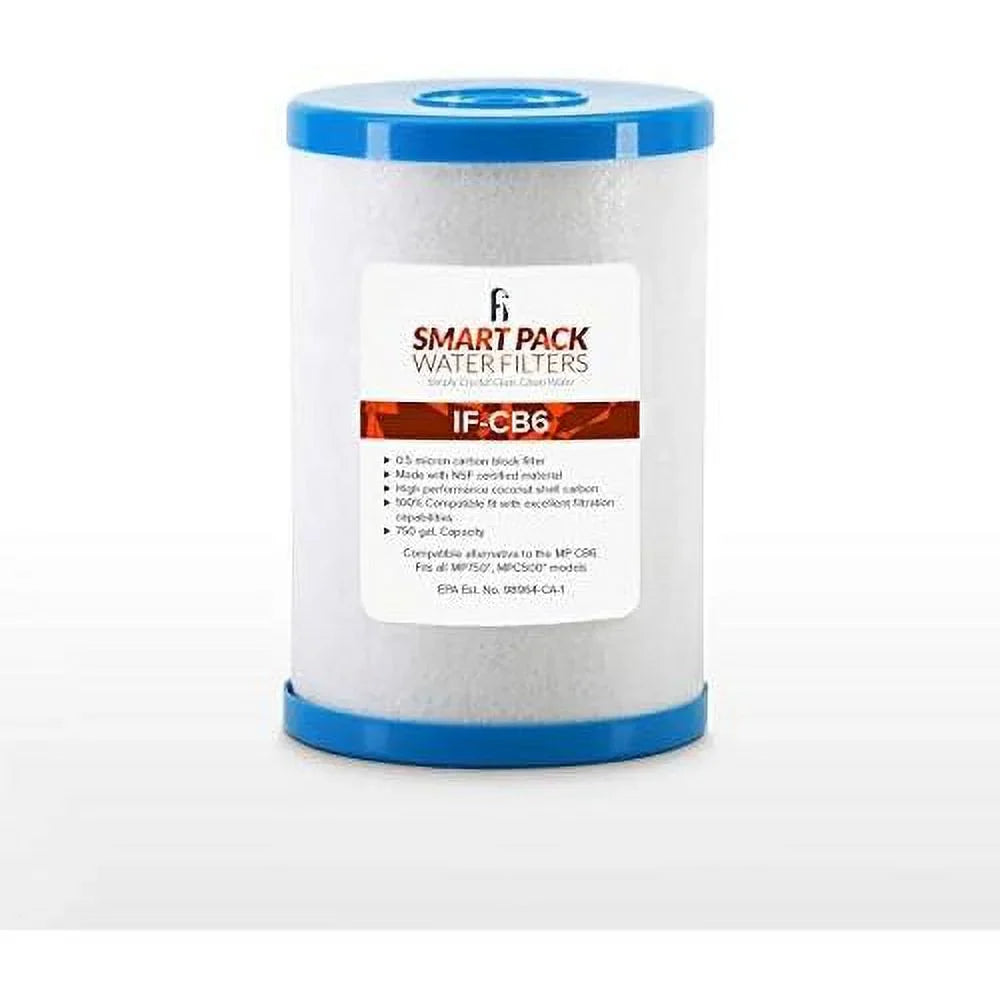 For CB6 Water Systems Block Filter Replacement MPC MP Carbon Ifilters