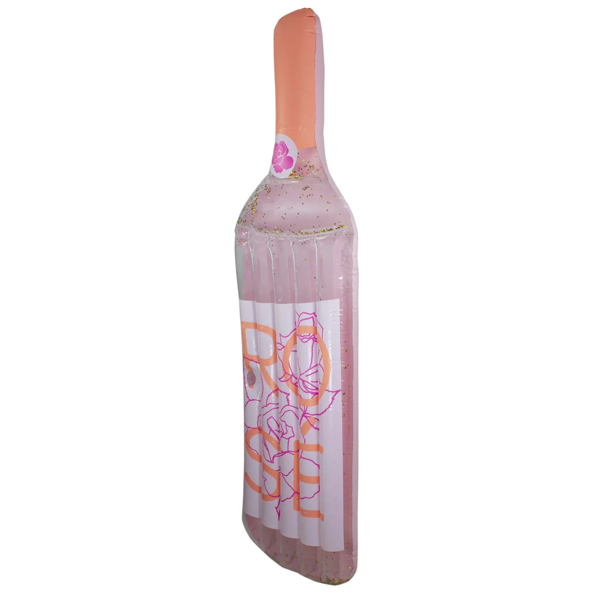 Pool Swimming Central Rose 92" Swim Float Wine Pink Bottle