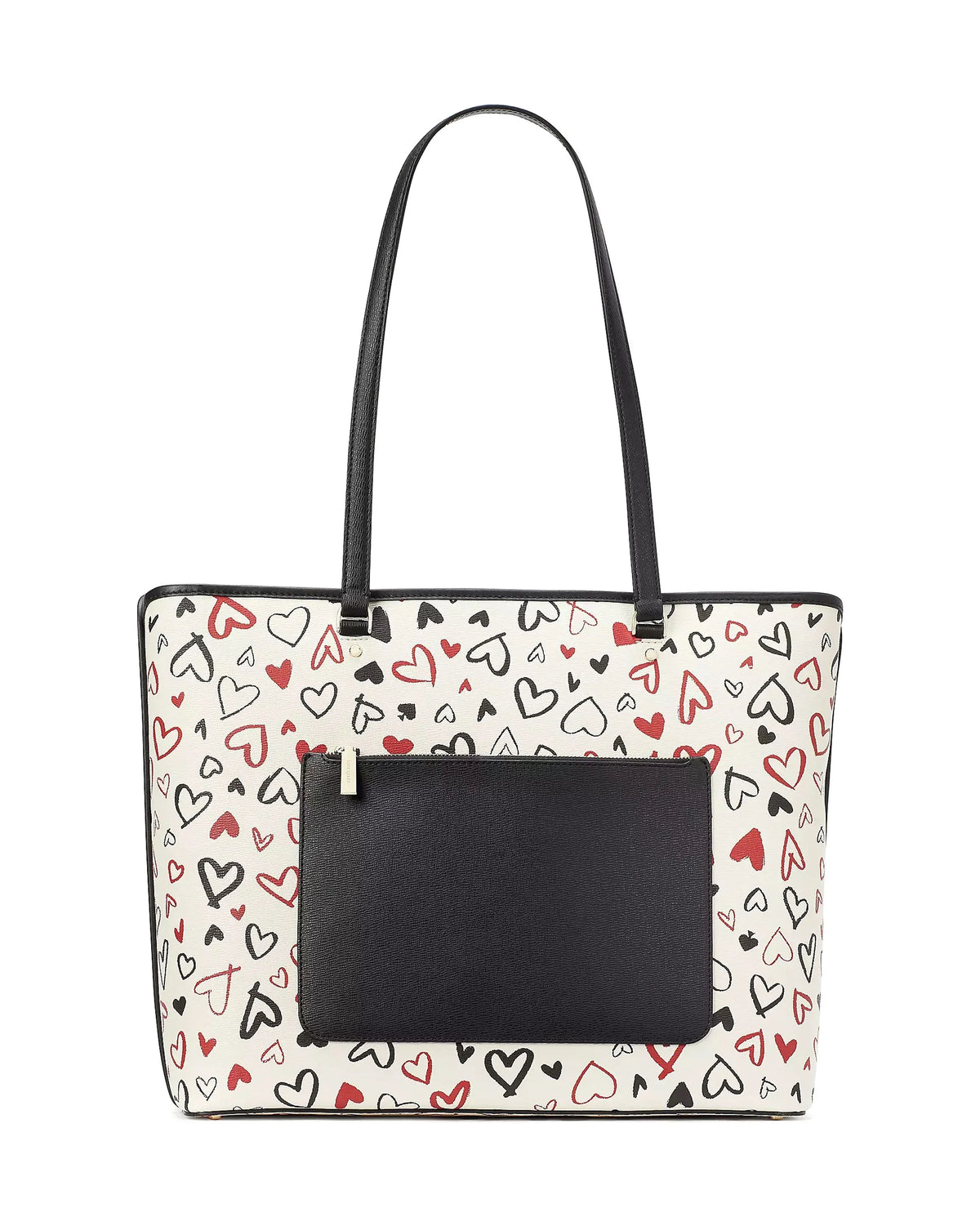 Large Scribble Tote Perfect Printed Hearts