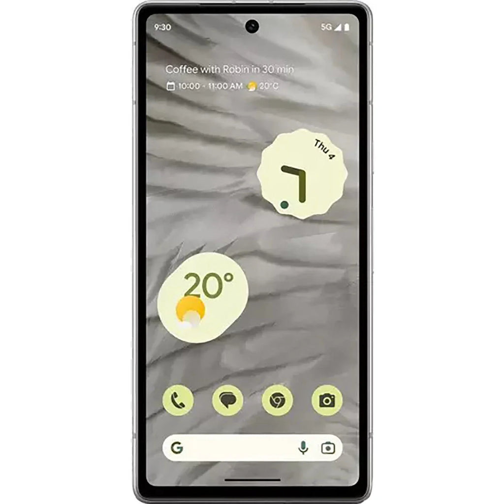 (Snow) 128GB Unlocked Pixel Factory International GSM RAM - 7a | ROM (Only No Version Dual-SIM CDMA) Smartphone 5G 8GB Google +