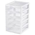 5 Clear Unit View Sterilite Storage Drawer