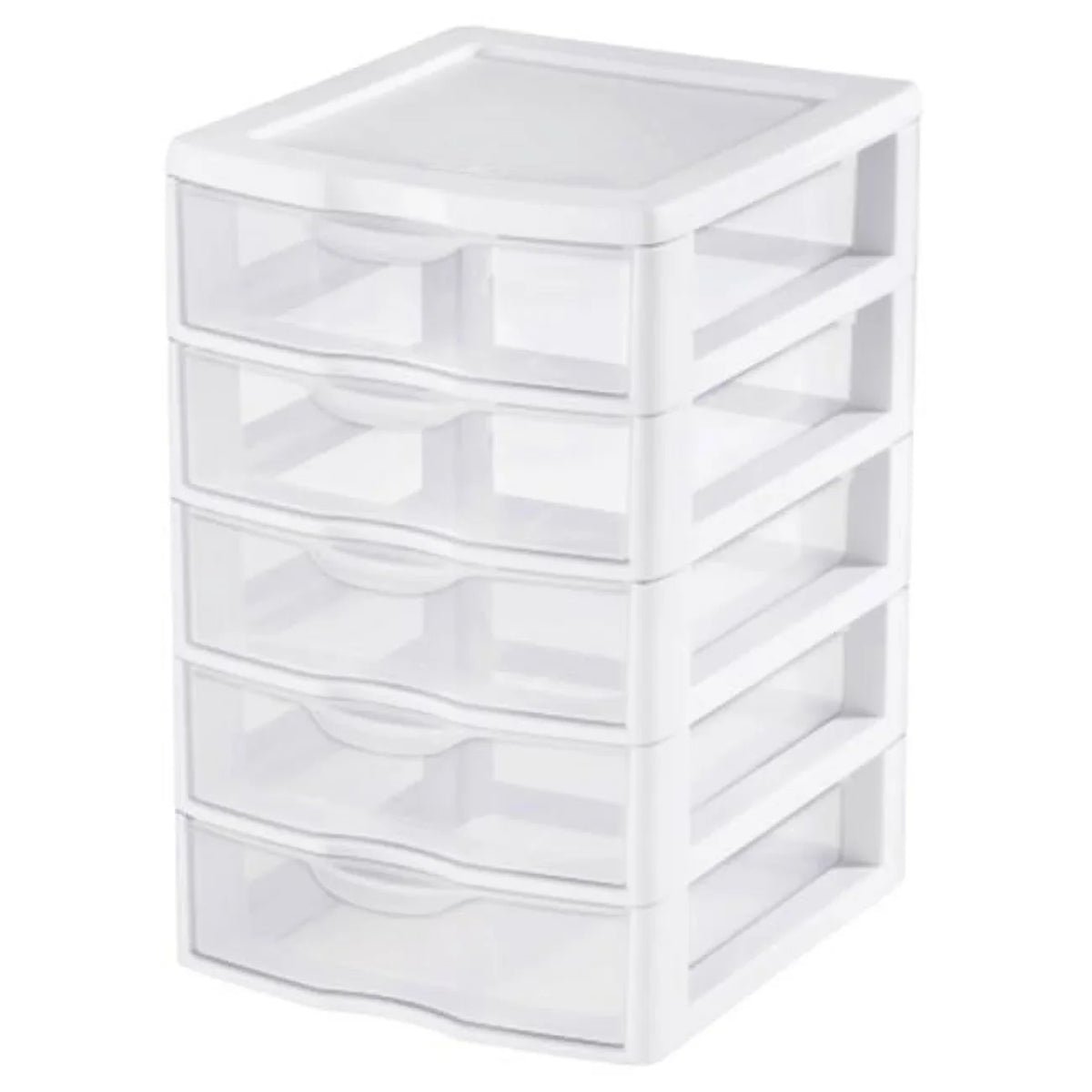 5 Clear Unit View Sterilite Storage Drawer