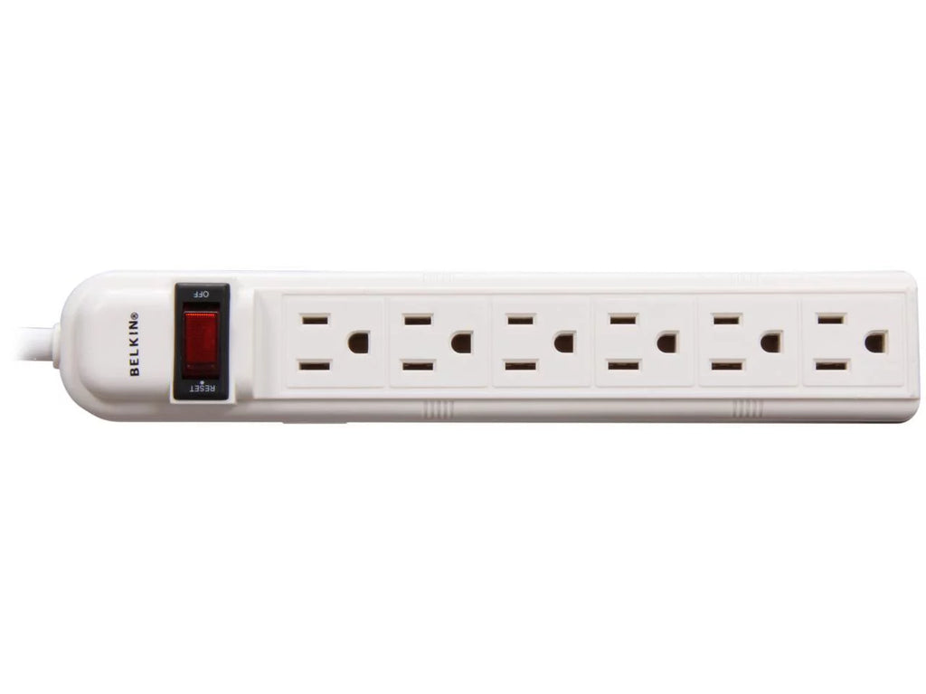 Console Outlets 5 Cord ft. F9P609-05R-DP Length BELKIN Power 6