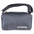 Pre-Owned Pouch Nylon Ladies Chanel Gray (Fair) Vintage Logo