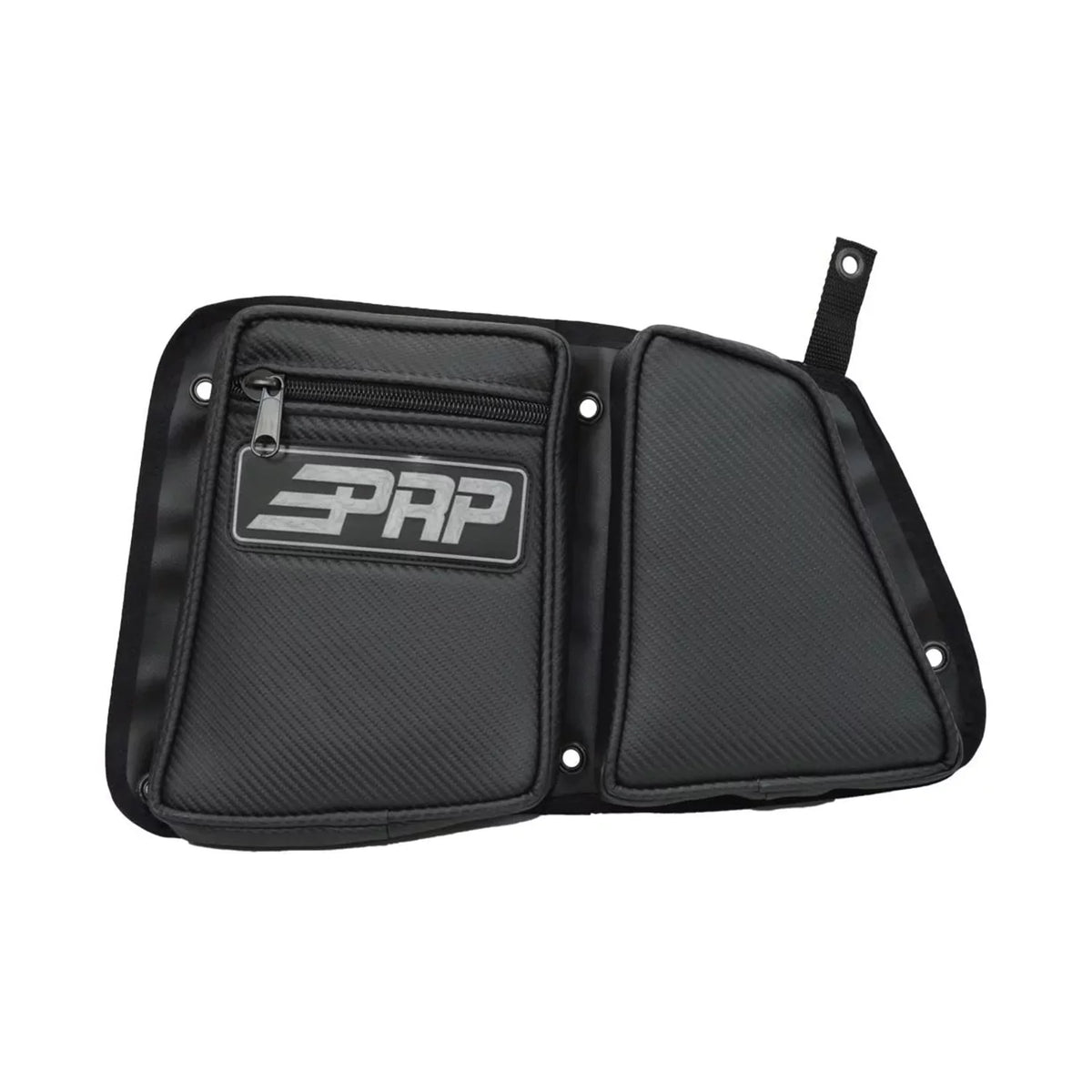 PRP Fiber with E40-210 Door Black Carbon Knee Pad, Rear Seats Side Storage Bag