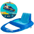 Float for Adults Recliner Pool Lounge Chair Backrest, Inflatable Float with Pool